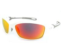 Bloc Daytona XRW60 Sunglasses - Shiny White / Red Mirror