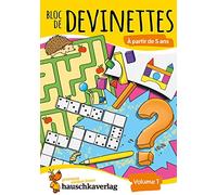 Bloc de devinettes À partir de 5 ans, volume 1, A5-Bloc: Cahier activite 5 ans labyrinthe, sudoku, etc pour stimuler la concentration et la pensée logique: 769 (Rätseln, knobeln, logisches Denken)