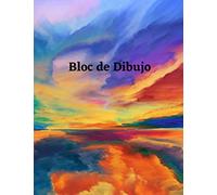 Bloc de Dibujo: Cuaderno para Dibujar, Escritura, Pintura o Hacer Garabatos | Cubierta de Fondo Abstracto, Hoja en Blanco para Dibujar | Cuaderno ... Hacer Garabatos, 120 Paginas, 8.5" x 11"