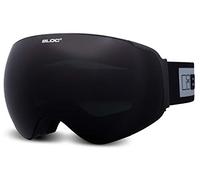 Bloc Evolution Ski Goggles EO2 Matt Black with Dark Grey Lens