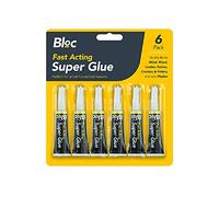 Bloc Fast Acting Super Glue 3g Tube Quickly Bond Household Repairs by Sky Online Shopping (6 x Packs)