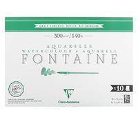 Bloc Fontaine Grain Torchon 36x51cm 10 feuilles Collé 1 côté 300g