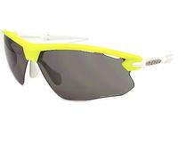 BLOC Fox Sunglasses Yellow White with Grey Vented Lenses X762
