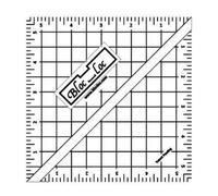 Bloc Loc 14cm Half Square Triangle Ruler, Acrylic Ruler