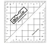 Bloc Loc 3.5" Half Square Triangle Ruler
