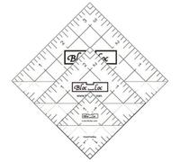 Bloc Loc Half Square Triangle Ruler Set 10cm - 3.8cm 6.4cm,8.9cm, Acrylic Ruler