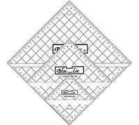 Bloc Loc Half Square Triangle Ruler Set 5.1cm - 6.4cm 11cm,17cm, Acrylic Ruler