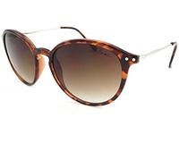 Bloc Paris Women's Round Sunglasses Brown Tortoise F53
