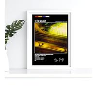 Bloc Party Weekend In the City Album Track list Music A4 black Wall Art Print - Unframed Poster Concert Festival Glossy Artwork Unique Home Décor Gift Bedroom Mancave Rave.