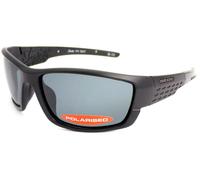 BLOC Polarized Sunglasses DELTA Matte Black with Dark Grey CAT.3 Lenses P40