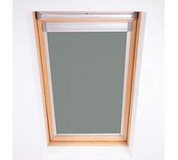 Bloc Skylight Blind for Velux Roof Windows Blockout, Pewter, PK10, 77W x 140H cm