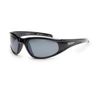 BLOC STINGRAY XR P120 Mens/Womens POLARISED Sunglasses SHINY BLACK / GREY CAT.3