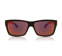 BLOC Sunglasses RISER Matte Black with Red Mirrored CAT.3 Lenses XR1