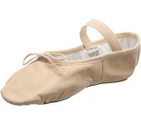 Bloch 209 Arise Leather Ballet Shoe, Full Sole, Pink and White, 1 Child 13 UK
