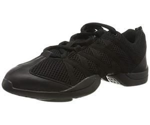 Bloch 524 Black Criss Cross Sneaker, 7.5 UK, Black Black