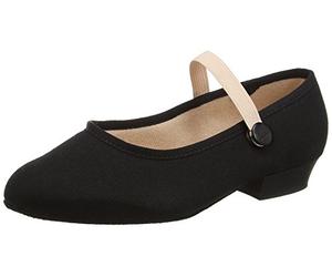 Bloch Accent Canvas, Girls Jazz & Modern Dance Shoes, Black (Black), 1.5 (34.5 EU)