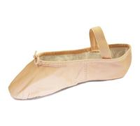 BLOCH ARISE SOFT PINK LEATHER BALLET SHOES (UK 12.5 KIDS C fitting)