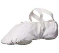 Bloch Dance Men's Synchrony Split Sole Stretch Canvas Ballet Slipper/Shoe White Size: 9.5 Narrow
