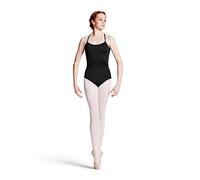 Bloch Dance Women's Jubilee Mesh High Back Camisole Leotard, Black, Small