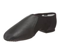 Bloch Dance Women's Neo-Flex Leather and Neoprene Slip On Split Sole Jazz Shoe, Black, 4.5 UK