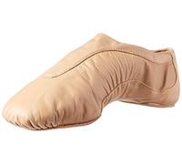 Bloch Dance Women's Pulse Leather and Neoprene Split Sole Jazz Shoe, Tan, 4 UK