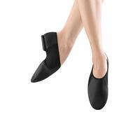 Bloch Dance Women's Neo-Flex Leather and Neoprene Slip On Split Sole Jazz Shoe, Black, 5 Medium