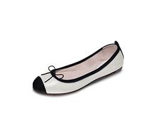 Bloch Rigel Ballerina Flat White/Black EU 37 (US Women's 7) Medium