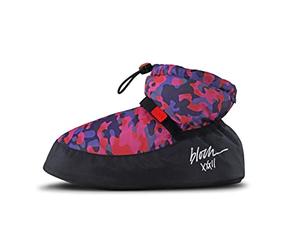 Bloch Women's Ankle Warm Up Boot, Pink Camo Print, X-Small UK