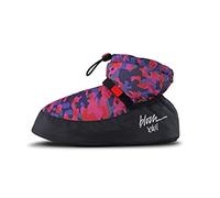 Bloch Women's Boot Slippers to Warm up at The Ankle, Pink Camo Print, Large UK