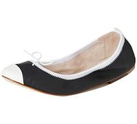 Bloch Women's Classica Pearl Ballet Flat, Black/White, 5.5 UK