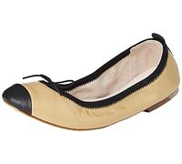 Bloch Women's Classica Pearl Ballet Flat, Cappuccino, 6 UK