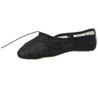 Bloch Women's Dansoft Full Sole Leather Ballet Slipper/Shoe Dance, Black, 2 UK