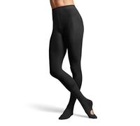 Bloch Women's Ladies contoursoft footed tights, Black, L UK