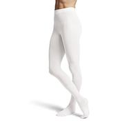 Bloch Women's Ladies contoursoft footed tights, White, M