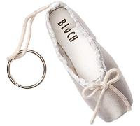 Bloch Women's Mini Pointe Shoe Keyring Key Chain, Silver, One Size