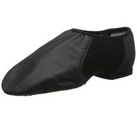 Bloch Women's Neo-Flex Slip-On Leather Jazz Shoes Neoprene Slip-On Split Sole with EVA Forefoot and Heel Pads, High Durability, Superior Fit, Flexibility, Step Dancing