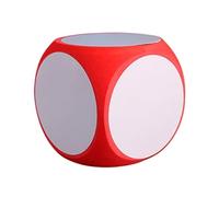 Block 4x4Inch Write On Wipe Off Multipurpose Educational Dice Cube White Boards Cube Probability