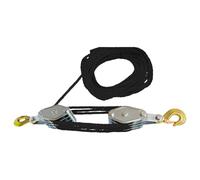 Block and Tackle Pulley Lifting Equipment Lifting Power Multifunctional High Performance Disc Tool Metal Disc with 1100/2200 Pound Garage Lever for Deer