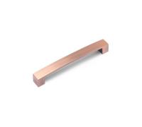 Block Bar Kitchen Cabinets D Handle, 160mm Centres, Antique Copper, Pack Of 2