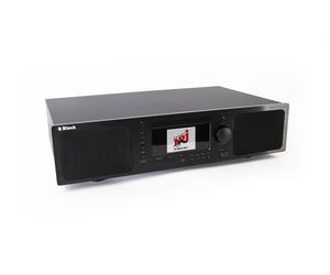 Block BB-200 Blu-Ray Internet receiver with integrated speaker system in sapphire black