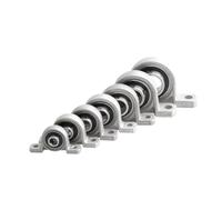 Block Bearing KP08 KP000 KP001 KP002 KP003 KP004 KP005 KP006 Bore Ball Shaft Spherical Roller Mounted Pillow(KP006 ID 30mm 2pcs)