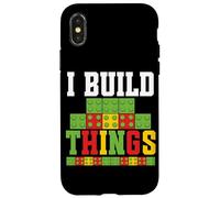 Block Building For A Brick Builder Case for iPhone X/XS