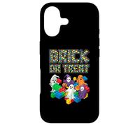 Block Building Halloween Brick Or Treat Kids Master Builder Case for iPhone 17