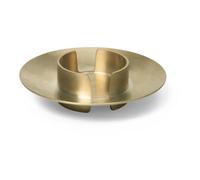 Block candlestick in brass Gold one size