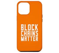 Block Chains Matter Decentralization BTC Crypto Blockchain Case for iPhone 12 Pro Max
