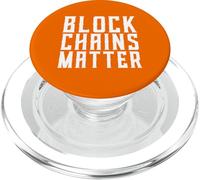 Block Chains Matter Decentralization BTC Crypto Blockchain PopSockets PopGrip for MagSafe