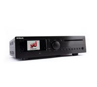 Block CVR-200 Blu-ray Internet stereo receiver with 2x 100W music output for streaming and video playback in sapphire black