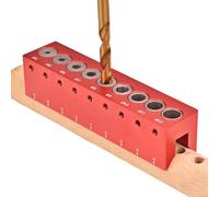 Block Drilling Guide Precision Metal Drilling Jig at 45 | Localization template for Pegging and Carpentry for DIY enthusiasts and professionals of the