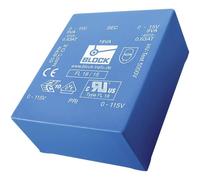 Block FL 10/6 Print Transformer 2 x 115 V 2 x 6 V AC 10 VA 833 mA