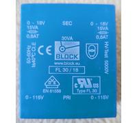 Block FL 30/18 30 VA low profile PCB transformer 2 x 115 V to 2 x 18 V - New